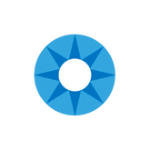 I-Contact Cosplay Halloween Contact Lenses Blue Wheel